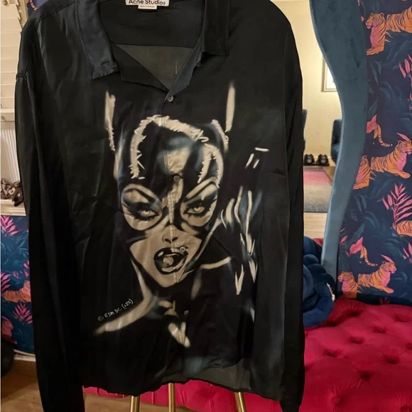 Acne Studios Dark Gray Shirt - Picture 7 of 9